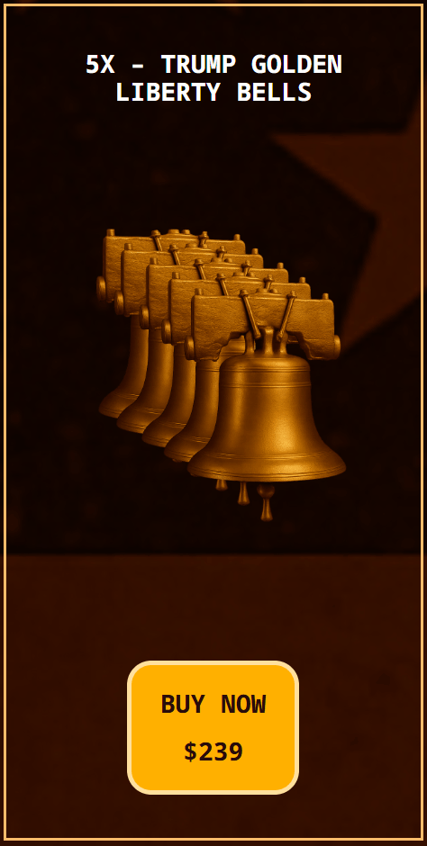 Trump Golden Liberty Bells Price