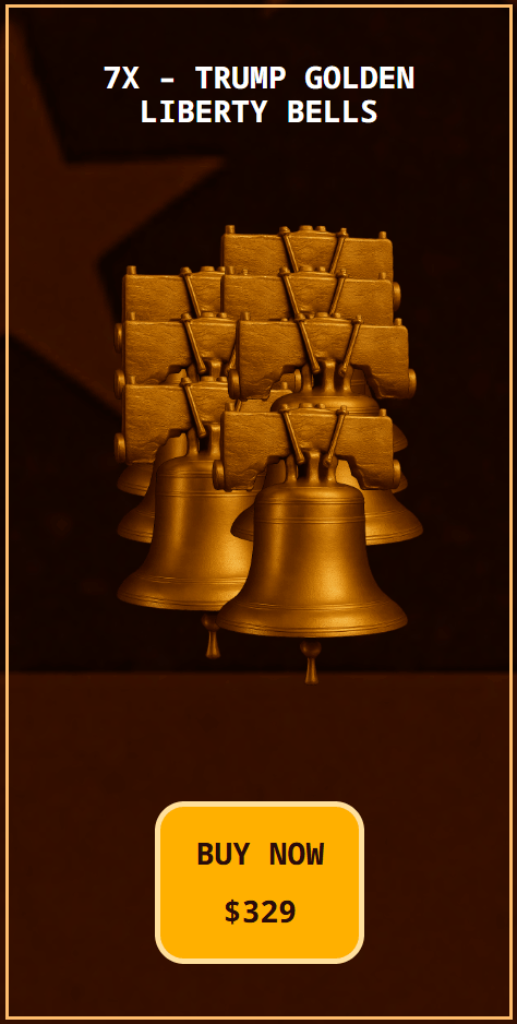 Trump Golden Liberty Bells Price
