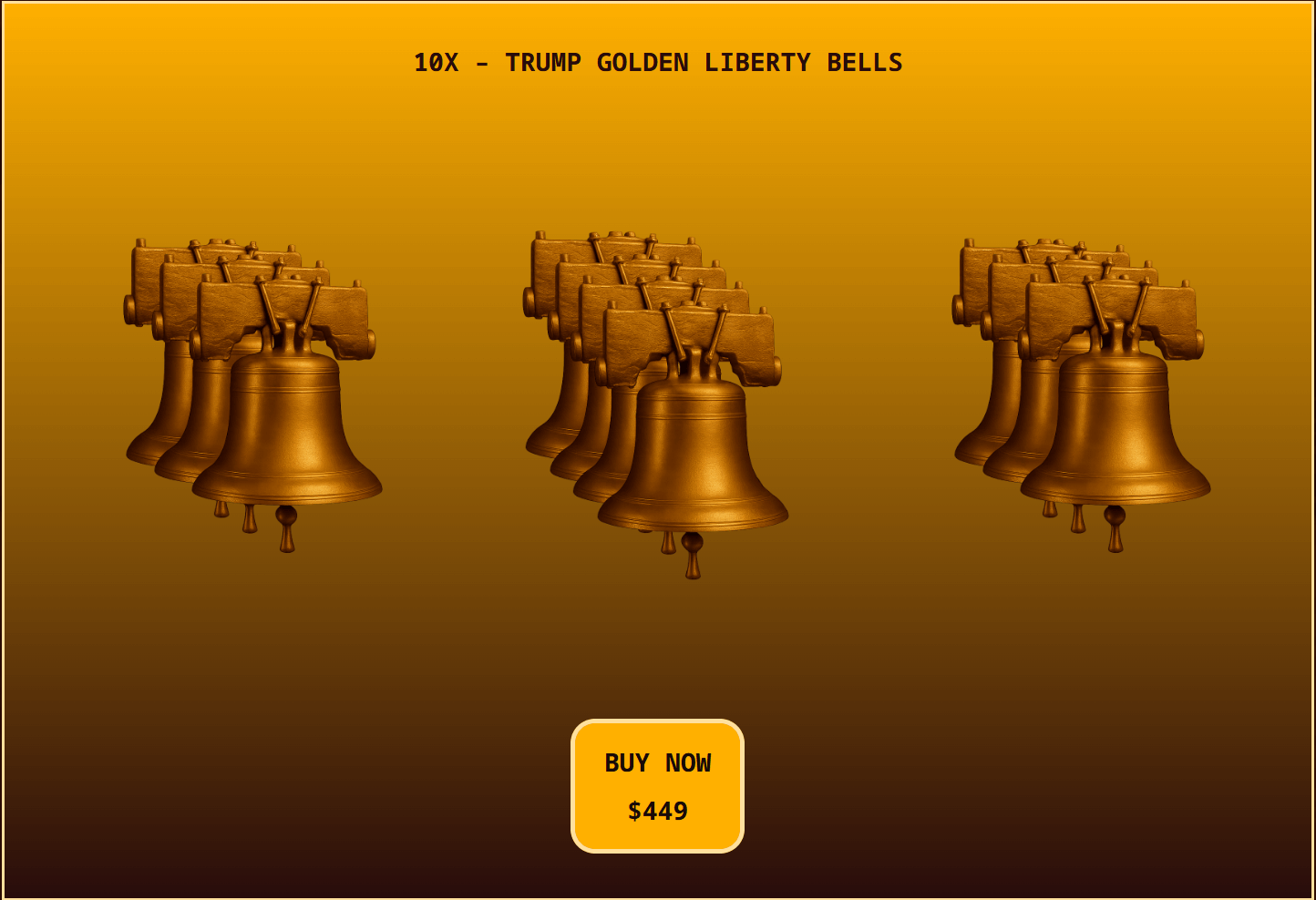 Trump Golden Liberty Bells